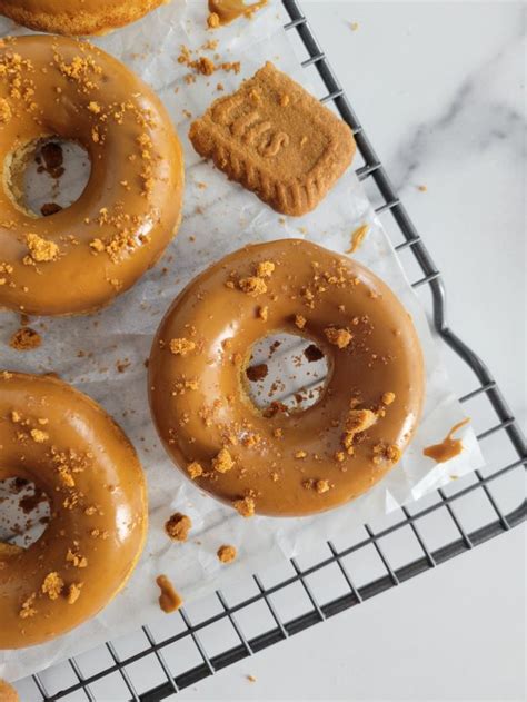 Baked Biscoff Donuts My Happy Bakes