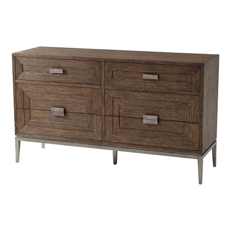 Modern Dark Oak Dresser | Chairish