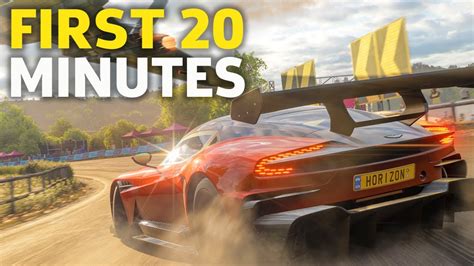 Forza Horizon 4 First 20 Minutes Gameplay Youtube