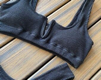 Cheeky Bikini Bottom Seamless Swimsuit Swimwear Women Fashion Etsy