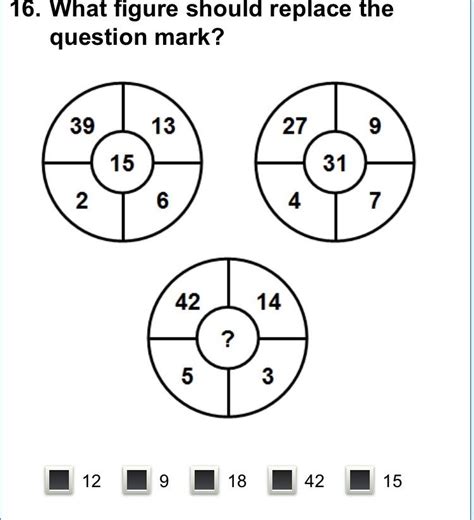 What Figure Should Replace The Question Mark
