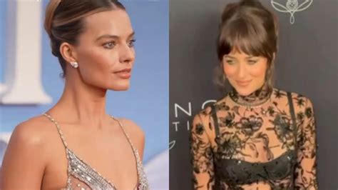 Margot Robbie Dan Dakota Johnson Tampil Berani Dengan Busana Naked Dress