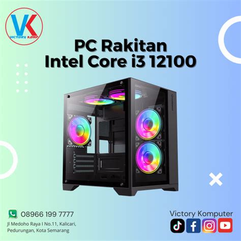 Jual Pc Rakitan Intel Core I Editing Video Design Render Gaming