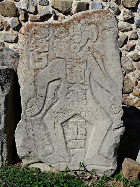 Monte Alban Danzante Natural Landmarks Oaxaca Mexico Ancient