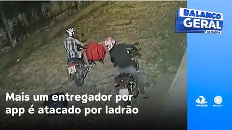 Mais um entregador por app é atacado por ladrão e tem moto roubada