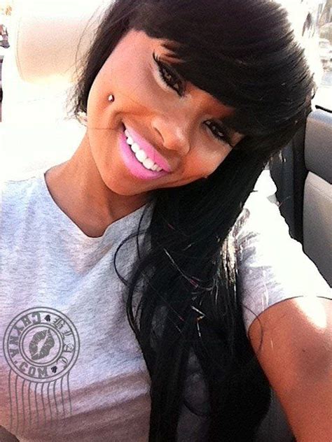 Black Girls W Dimples Pretty Girls ♥ Dimple Piercing Piercings Blac