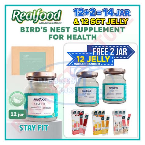 Jual Realfood Stay Fit Jar Minuman Sarang Burung Walet Realfood