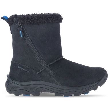 Snowboot Merrell Women Icepack Zip Polar Waterproof Black Outdoorsupply