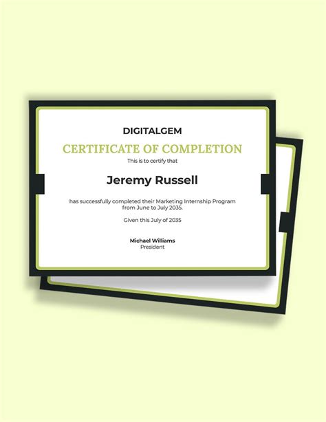 Editable Internship Certificate Template - Download in Word, Google ...