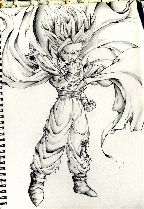 Dragon Ball Z Cartoon Drawing At Getdrawings Free Download