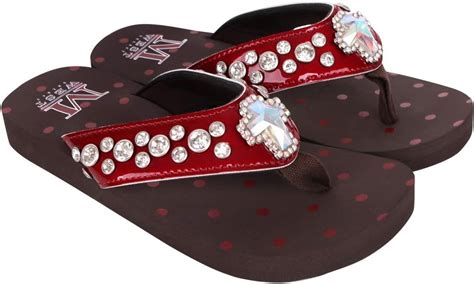 Amazon Montana West Womens Flip Flops Rhinestone For Women