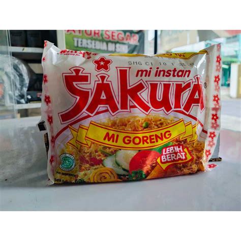 Jual MIE SAKURA GORENG 60G Shopee Indonesia