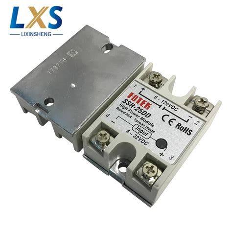 FOTEK Module SSR 25 DD Input 3 32VDC Load 5 80VDC DC Single Phase DC