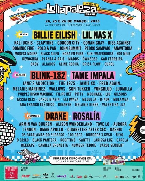 Lollapalooza 2023 Todas As Informações Sobre A Décima Edição Do Festival