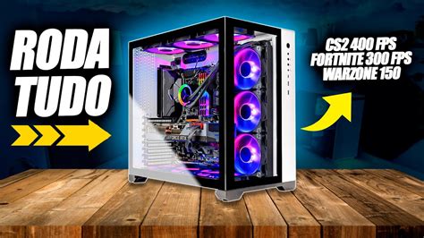 O MELHOR PC GAMER para RODAR TUDO FPS MUITO ALTO MELHOR OPÇÃO