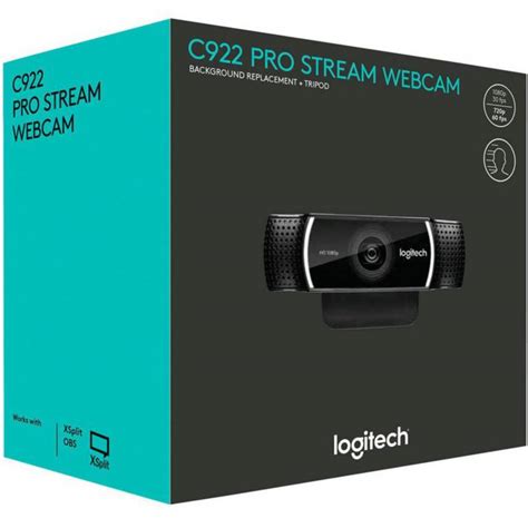 Camara Logitech C922 Pro Stream Fhd 1080p Black Logitech