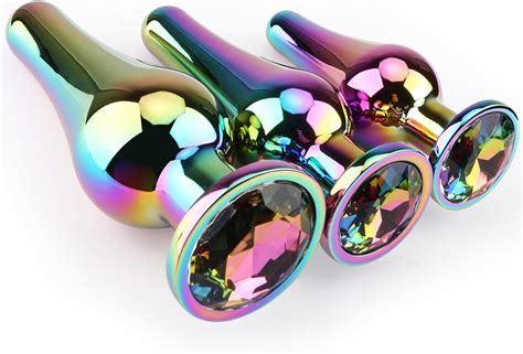 Amazon Anal Plug Anal Trainer Set 3PCS Stainless Metal Butt Plug Kit Prostate Massage Sex