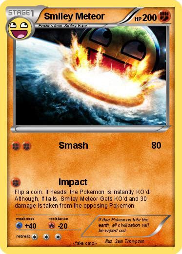 Pokémon Smiley Meteor 1 1 - Smash - My Pokemon Card