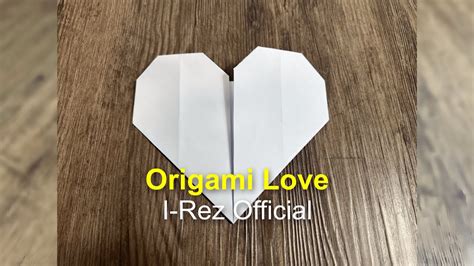 Origami Love How To Make A Simple Origami Love Youtube