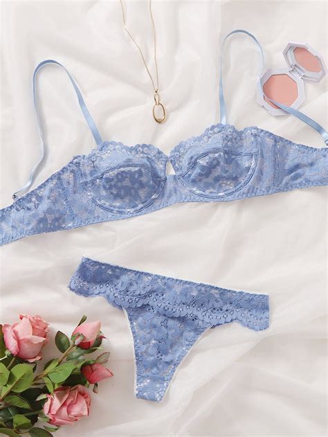 Floral Lace Push Up Lingerie Set Artofit