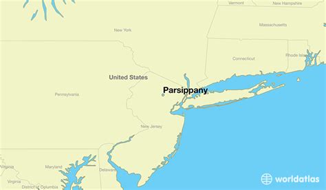 Where Is Parsippany Nj Parsippany New Jersey Map