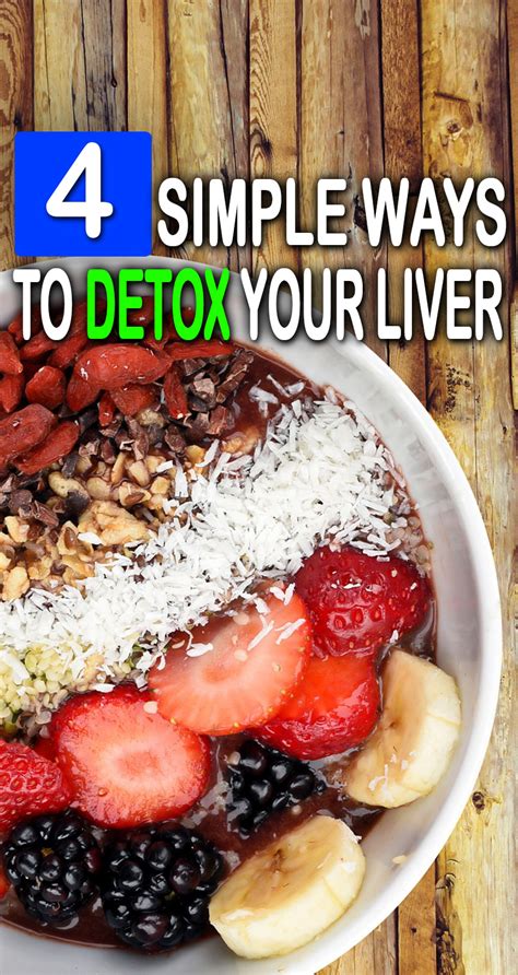 Simple Ways To Detox Your Liver Fitxl