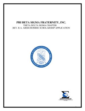 Fillable Online PHI BETA SIGMA FRATERNITY INC Fax Email Print PdfFiller