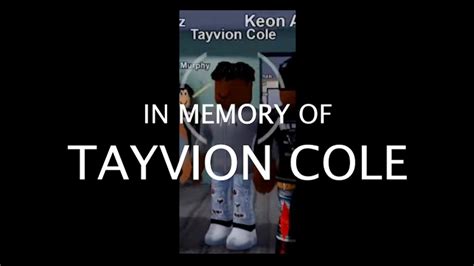 Tayvion Cole Memorial Song Sped Up Best Part Muffled Everybody