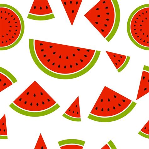 Premium Vector Watermelon Seamless Pattern