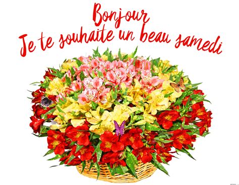 Bonjour et Joyeux Samedi GIFs - 50 cartes de voeux animées