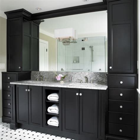 Black Bathroom Vanity Design Ideas