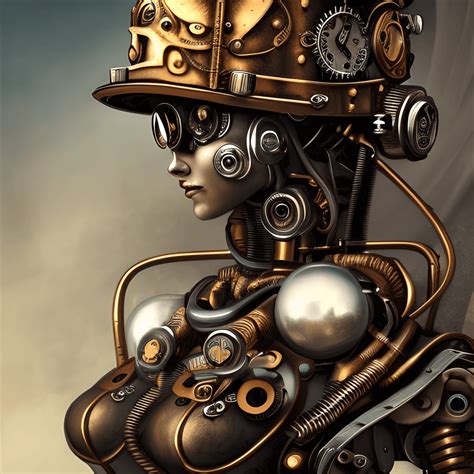 Steampunk Cyborg Female