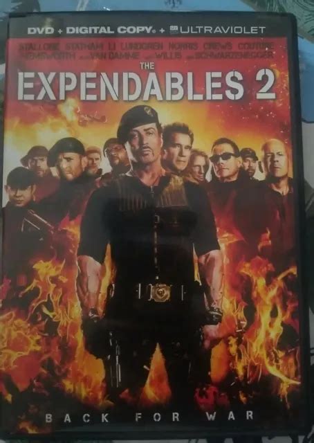 THE EXPENDABLES 2 Sylvester Stallone Jason Statham Chuck Norris Bruce