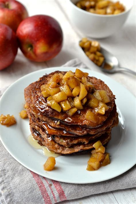 Apple Cinnamon Pancakes Paleo Grain Free Every Last Bite