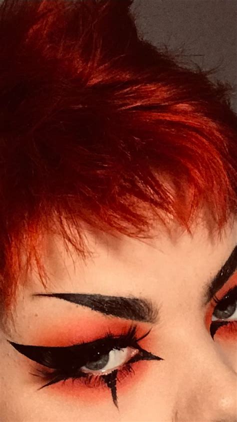 Black Goth Makeup Red And Black Eye Makeup Punk Rock Makeup Black