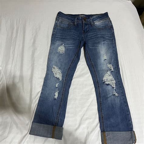 Tattered Jeans, Womens Fashion, Bottoms, Jeans on Carousell