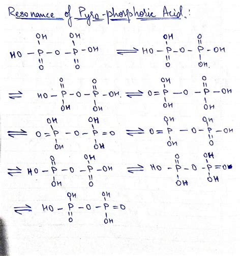 [Solved] Draw all the resonance structures of pyrophosphoric acid and ...