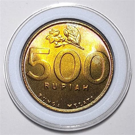 Jual Uang Kuno 500 Rupiah Melati Tahun 1997 UNC Gress Luster