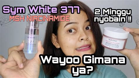 Review Serum Symwhite 377 Skintific Dan Msh Niacinamide Skintific Moisture Gel Pemakaian 2