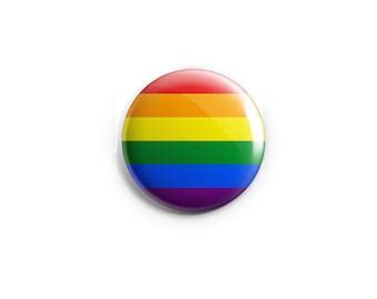 Queer Button Queer Badge Gay Lesbian Pride Button Magnet Etsy