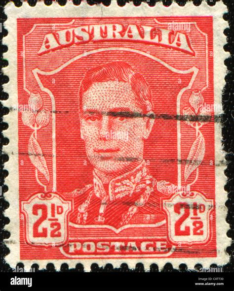 King George Postage Stamp Australia Fotos Und Bildmaterial In Hoher