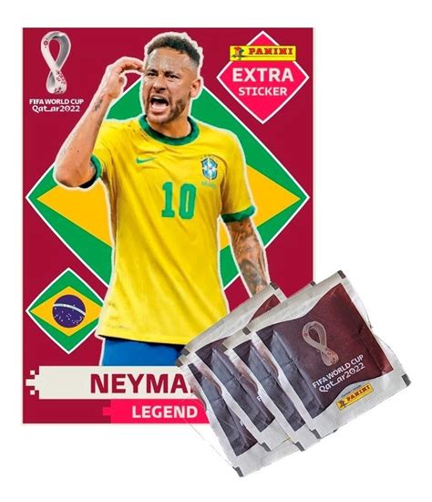 Kit Figurinhas Lbum Copa Do Mundo Qatar Brasil Parcelamento