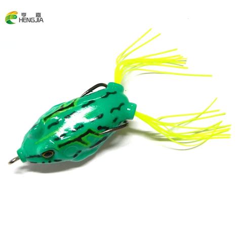 Hengjia Pcs Cm G Frog Lures Iscas Sapo Soft Plastic Fishing Bait