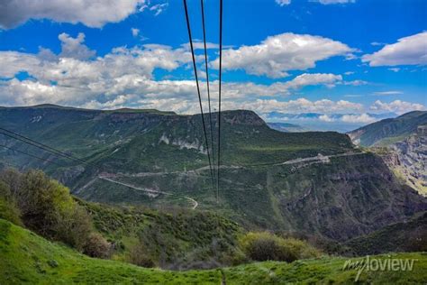 The Wings Of Tatev Cable Car Which Stretches From Khalidzor Cartazes