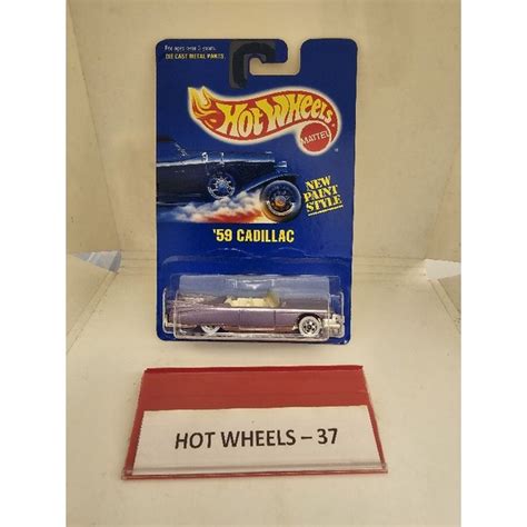HOT WHEELS PURPLE 59 CADILLAC KARD URAT NON MINT CARD Shopee Malaysia