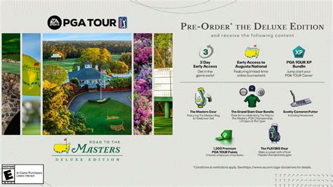 EA Sports PGA Tour Preorder Guide Bonuses And Multiple Editions