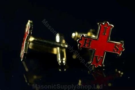 Red Cross Of Constantine Cufflinks
