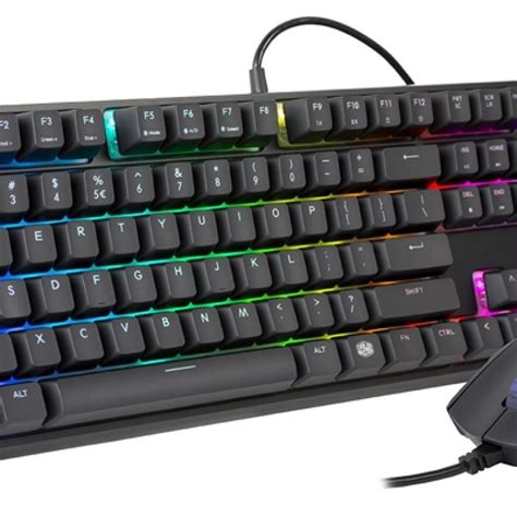 Cooler Master MasterSet MS120: комплект из клавиатуры и мыши