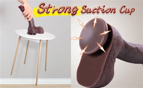 Amazon Huge Dildo In Brown Dildos Lifelike Skin Touching Feeling Thick Dildo With