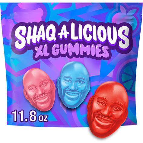 Amazon.com: SHAQ-A-LICIOUS XL GUMMIES Original Flavor Chewy, Candy Bag